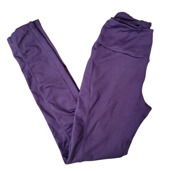 Gymshark Grape Purple Dry Moisture Management Mid Rise Leggings Size S - Picture 9 of 9